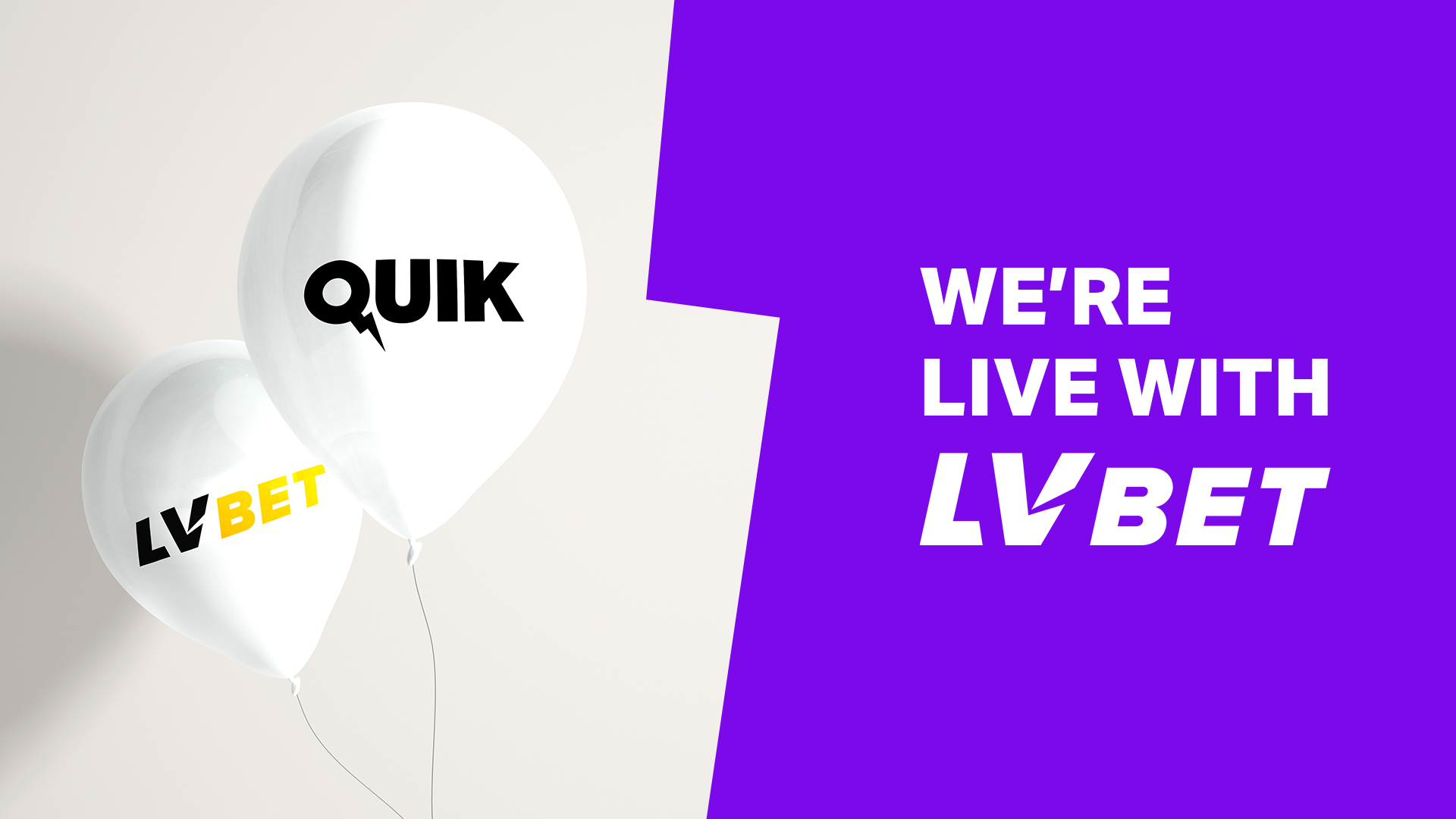 LV BET players can now play QUIK's portfolio of Unique Live Games