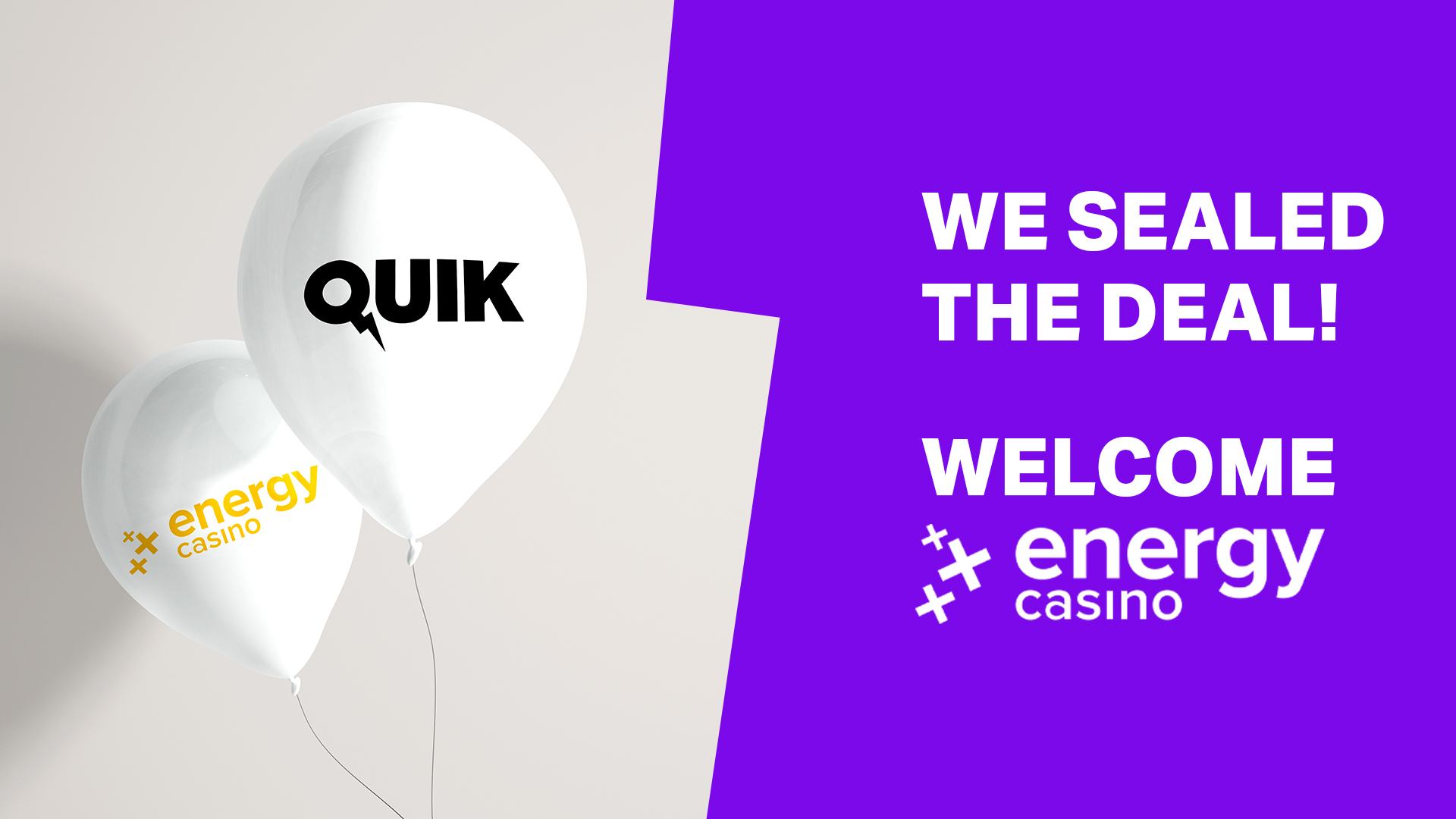 QUIK Gaming seals a deal with EnergyCasino